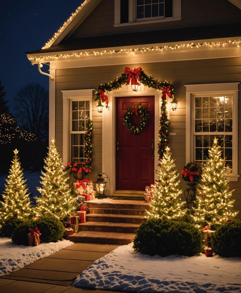 Residential Christmas Light Installation Euless, TX 13 Professional residential christmas light installation service in festive neighborhood watauga tx e365