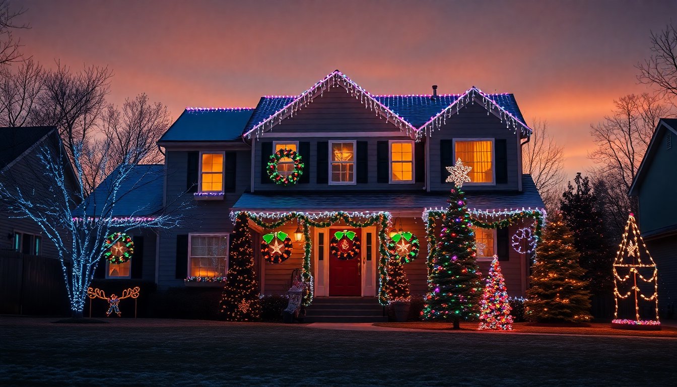 christmas light display design ideas